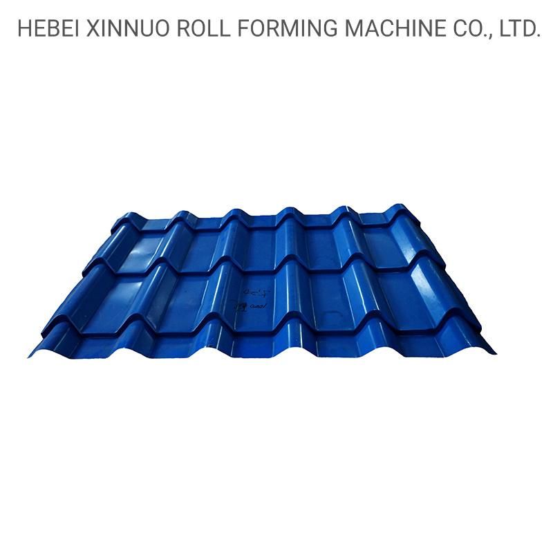 1000 Bamboo Type Glazed Aluminum Sheet Metal Roofing Rolls Forming Machine