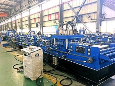 Roofing Sheet Roll Forming Machine Automatic C Purlin Roll Forming Machine Price
