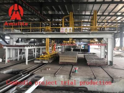 Flow-on Process Fibre Cement Sheets Partition Board Floor Making Machine