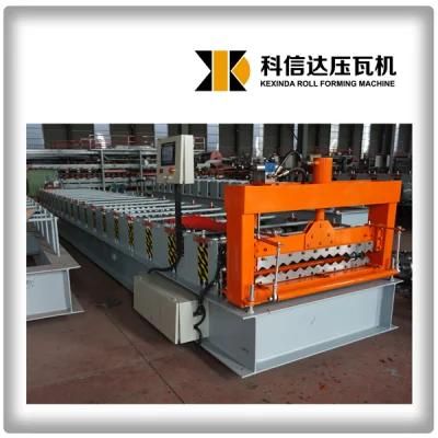 Metal Steel Trapezoidal Roof Panel Roll Forming Machine