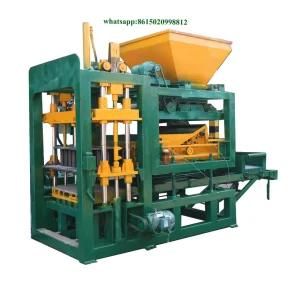 Qt4-18 Automatic Hydraulic Form Kerbstone Making Machine Sales in Uganda