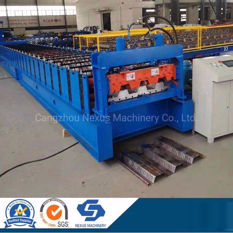 Metal Decking Roll Forming Machine Galvanized Steel Deck Floor Tile Making Machine