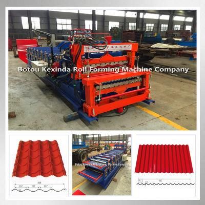 Kexinda Double Layer Roofing Metal Sheet Roll Forming Machine