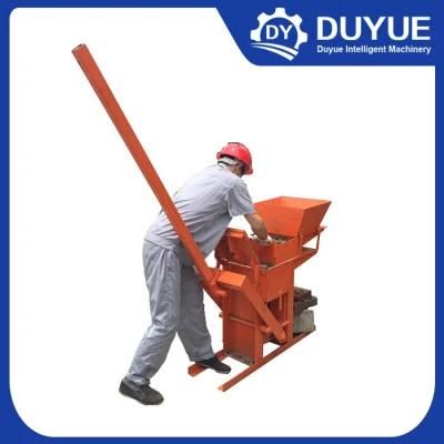 Qmr2-40 Hot Selling Manual Clay Brick Machine Soil Interlockingblock Machine