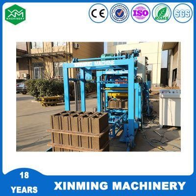 Hot Sale Qt4-25 Automatic Concrete Hydraulic Hollow/ Solid Block Making Machine and Paver Brick Machine in Vibration Mode