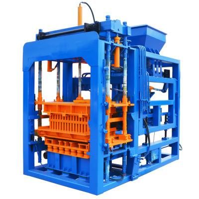 Qt6-15 Hydraulic Automatic Concrete Block Brick Making Machine in Zimbabwe