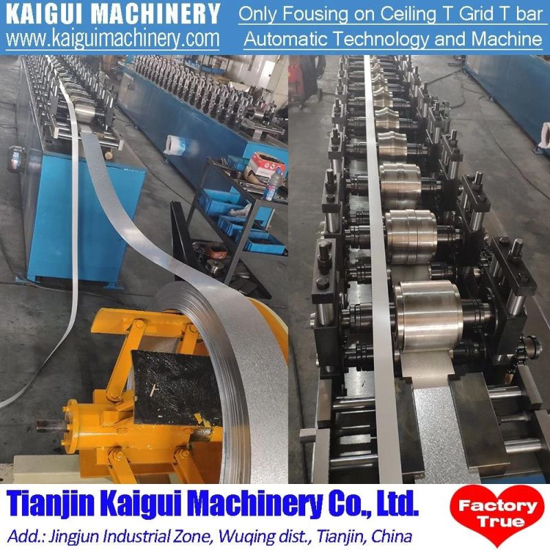 Automatic T Grid Roll Forming Machine with Real Factory
