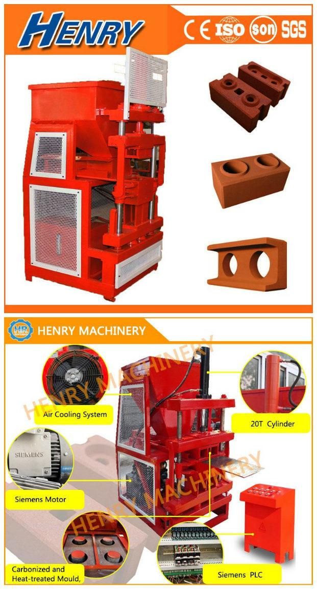 Hr2-10 Eco Soil Interlocking Clay Brick Making Machine