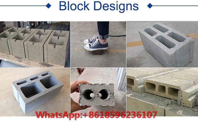 Qmy4-45 Semi Automatic Egg Lay Concrete Block Making Machine