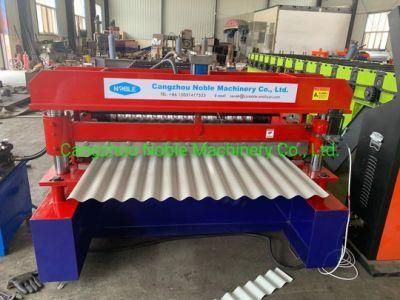 850 Corrugated Wave Steel Zinc Roofing Roll Forming Machine
