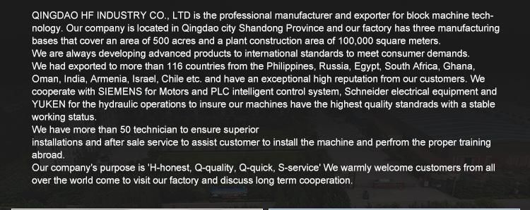 The Price List of Qt10-15 Automatic Concrete Cement Paving Interlock Hollow Brick Make Block Making Machine