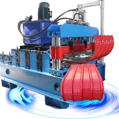 Color Steel Sheet Crimping Curving Roofing Roll Forming Machine China Made Portable Long Span Curving Roof Steel Panel Roll Forming Machine