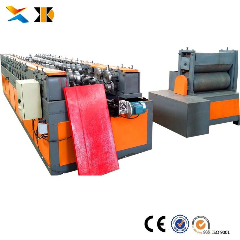 Aluminium Sheet Stamping Embossed Garage Shutter Door Sheet Roll Forming Machine