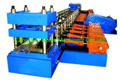 Crash Barrier W Beam Highway Guardrail Roll Forming Machine