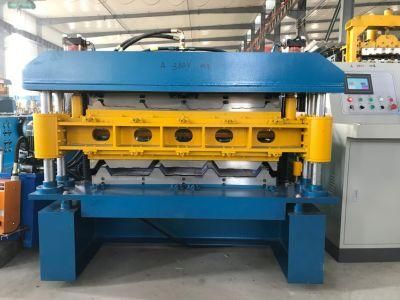 Glazed Tile and Trapezoidal Color Steel Double Layer Roll Forming Machine