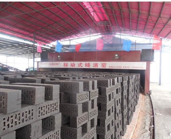 8.8*108m Automatic Rotary Tunnel Kiln for Clay Brick Manufacturing