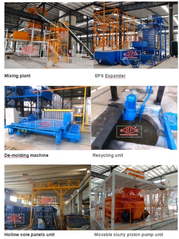 Wall Panel Machine Wall Block Production Line Wall Sheet EPS Light Weight Brick Production Line Plastic EPS Sandwich Panels Making Machine