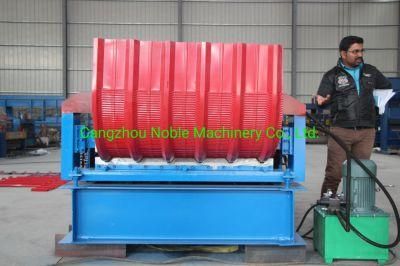 Automatic Crimping Panel Curving Roofing Sheet Wall Profile Roll Forming Machine Made in Botou City