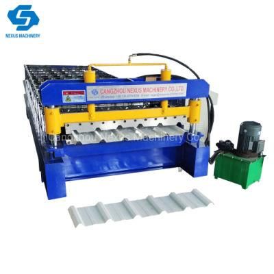 Metal Ribtype Sheet Roll Forming Machine Steel Trapezoidal Roofing Making Machine