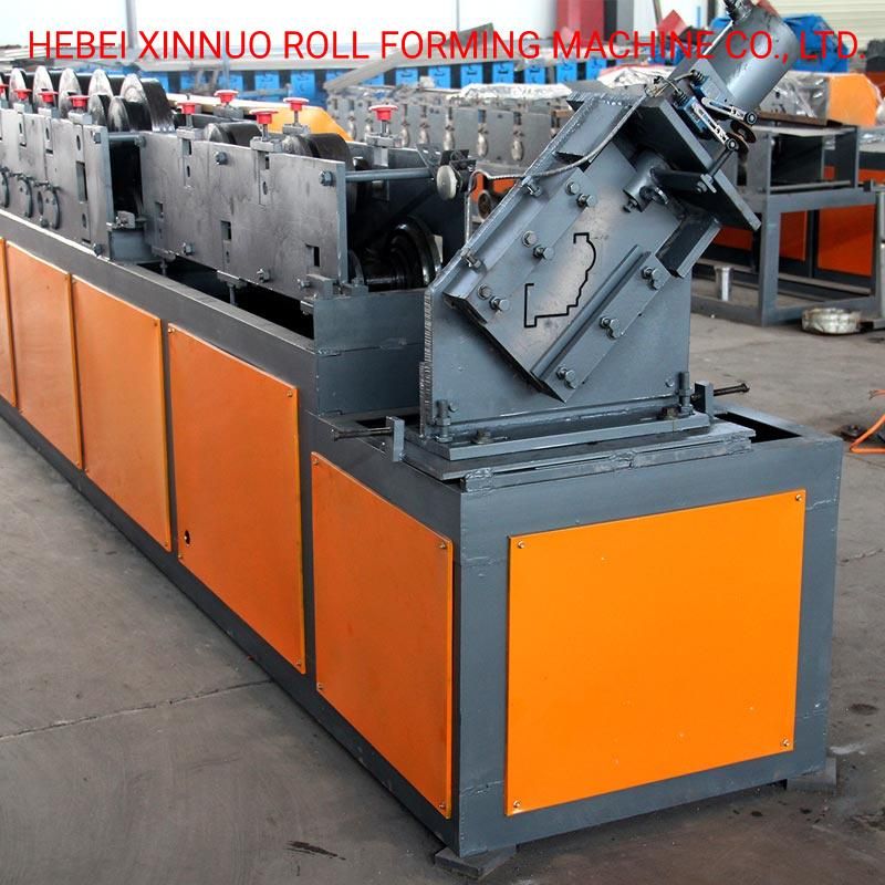 Automatic Galvanized Steel Plate Roller Shutter Door Frame Cold Roll Forming Machine
