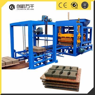 Qt 4-15 Hydraulic Pressure Manual Fly Ash Hollow Concrete Block and Solid Brick Block Making