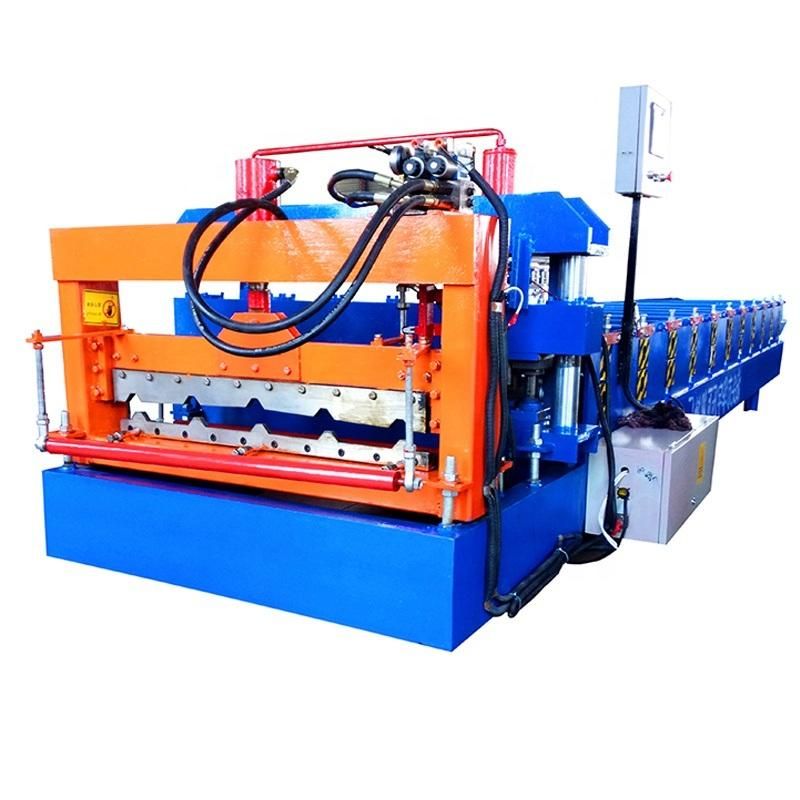 Xinnuo CNC Aluminium Panel Alu Zinc Profile Steel Sheet Chrome Plate Trapezoid Shape Glazed Tile Roll Making Machines