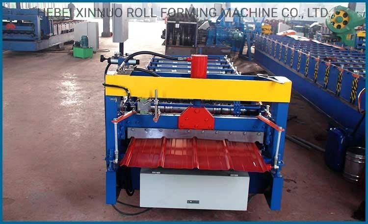 Xn-900 Metal Color Steel Aluminum Tile Cold Makong Trapezoid Roof Sheet Roll Forming Machine