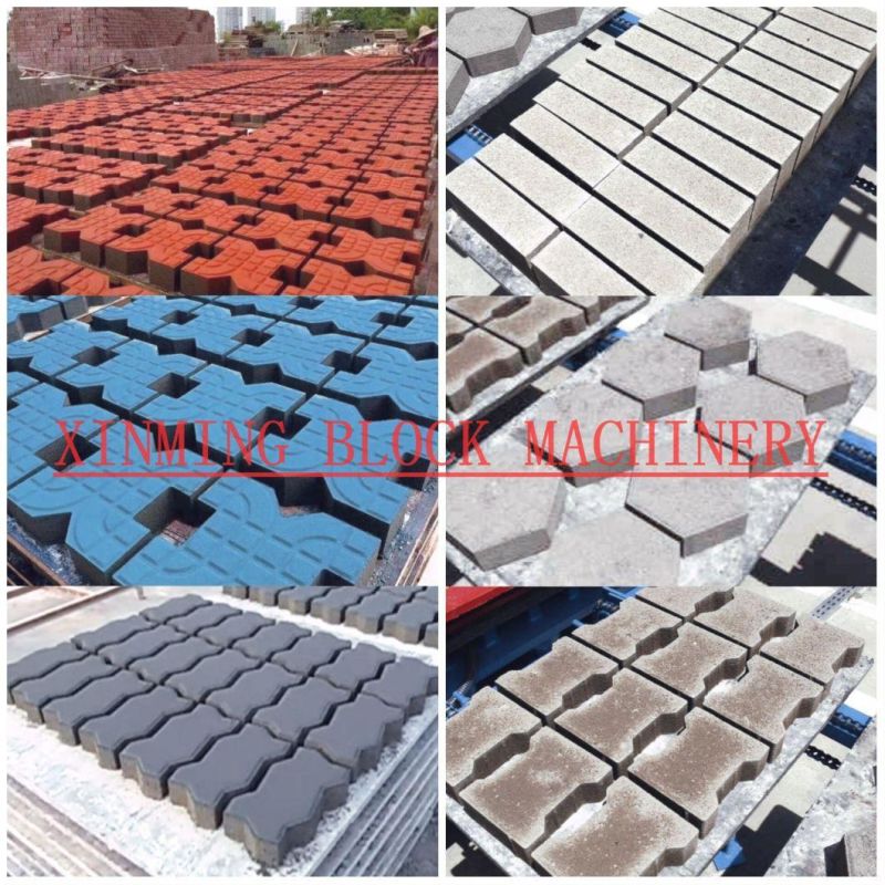 Jiot Squeeze Shaping Brick Making Machine Qt4-15 Hollow Brick, Paver Brick, Solid Brick, Curbstone Brick Machine for Commercial Use