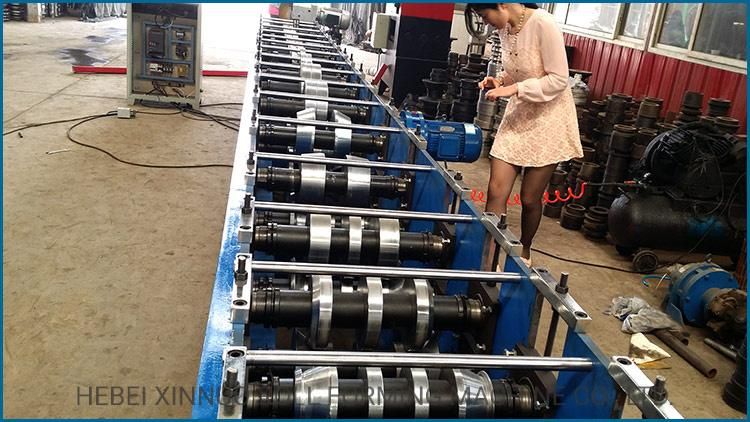 Xinnuo Roof Rain Gutter Roll Forming Machine Downpipe Roll Forming Machine