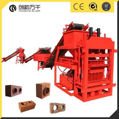 Cy4-10 Cyun Machine Clay Interlocking Soil Cement Brick Making Machine in Brazil