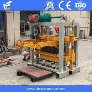 Small Qt40-2 Manual Cabro Block Machine/Concrete Solid Brick Machine Price