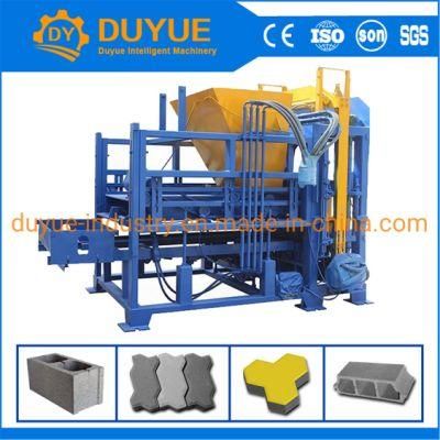 Qt4-15 Automatic Hydraulic System Hollow Brick Making Machines Dubai Paver Block Machine