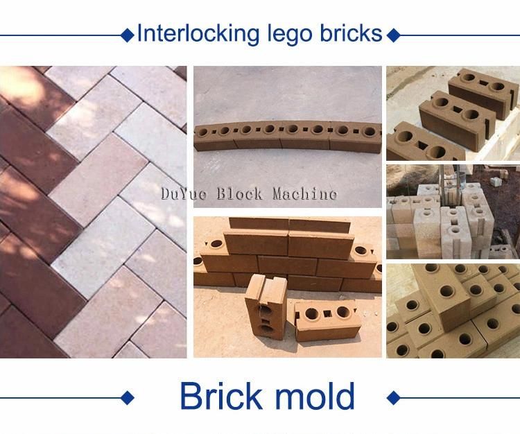 Hr2-10 Automatic Interlock Block Making Machine Price for Making Soil Clay Bricks