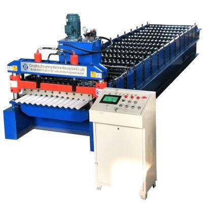 Roofing Corrugated Sheet Cold Roof Roll Forming Machine