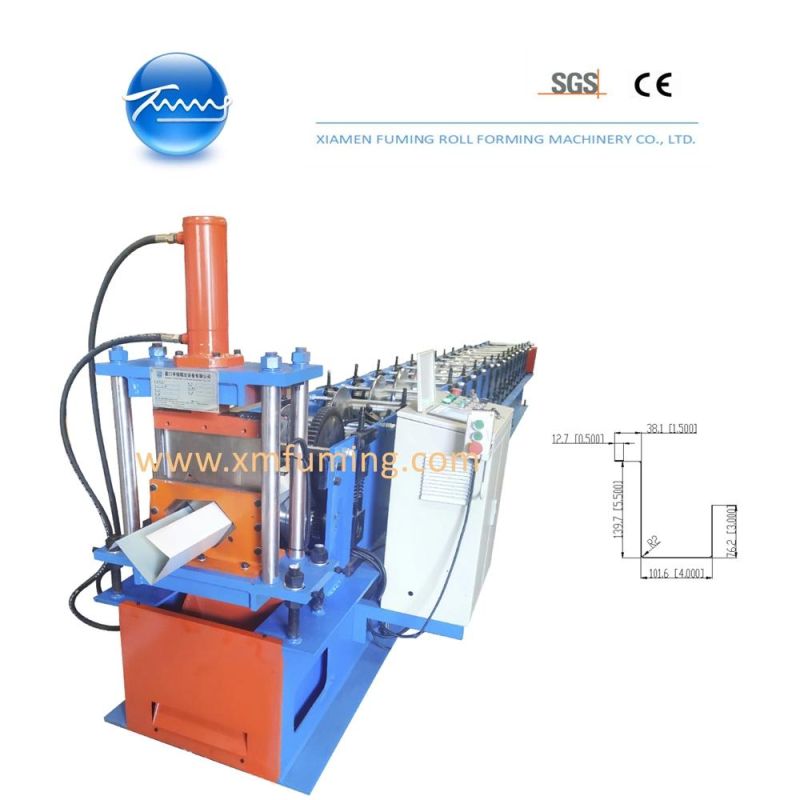 CE Approved SGS Fuming Container Double Layer Roll Forming Machine Fascia