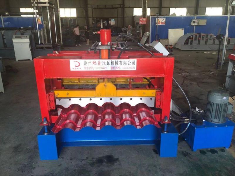 Glazed Tile Color Roof Roll Forming Machine/ Step Tile Roofing Sheet Forming Machinery