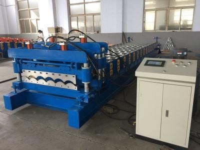 Automatic Glazed Step Press Metal Roof Sheet Roll Forming Machine