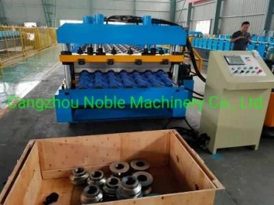 Taiwan Quality Cr12 Mould Cutter Automatic Steel Glazed Tile Roofing Use Panel Corrugated Sheet Making Roll Forming Machine