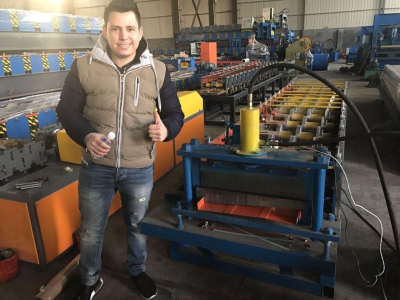 Easy Operate Automatic Colored Glaze Steel Tile Forming Machine