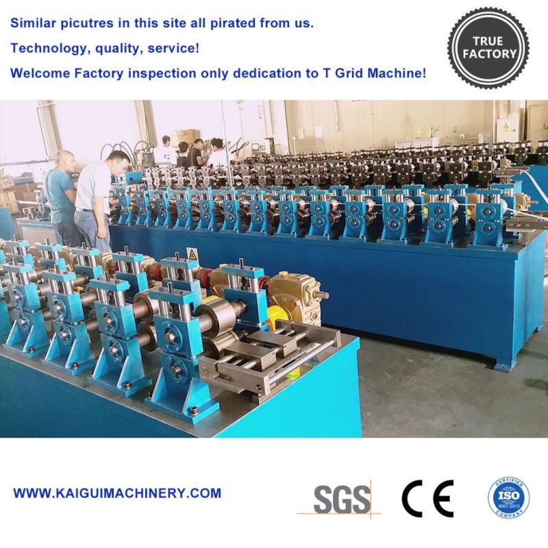 Automatic T Bar Ceiling T Grid Channel Roll Forming Machine