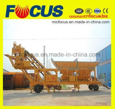 Yhzs Series 35m3/H Full Automatic Mobile Concrete Batching Plant