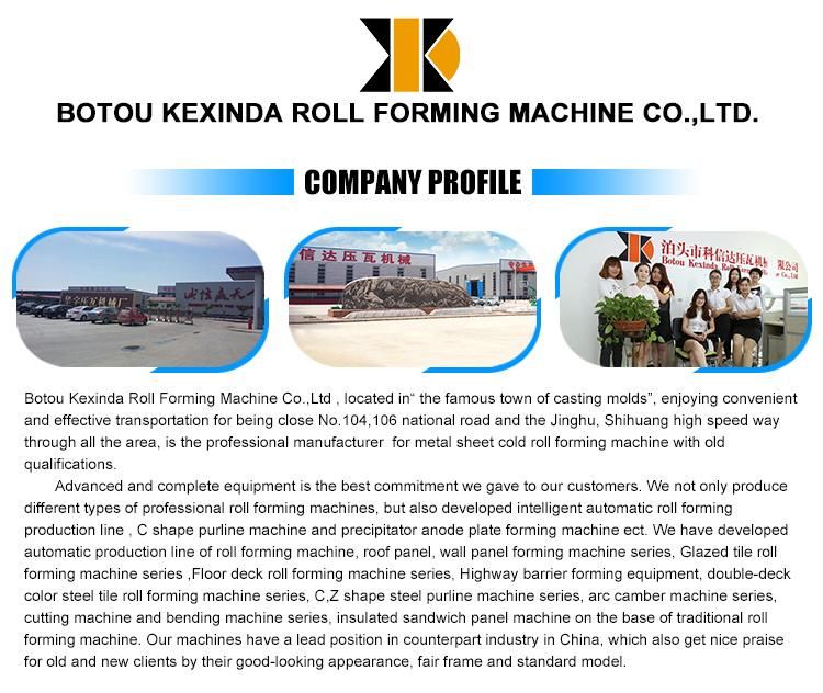 Kxd-1000 Roof Plate Forming Machine