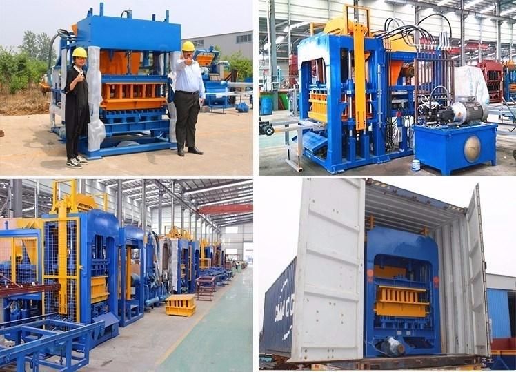 Qt4-15 High Quality Hydraulic System Full Automatic Building Material Brick Machine, Concrete Block Making Machine Construction Machinery