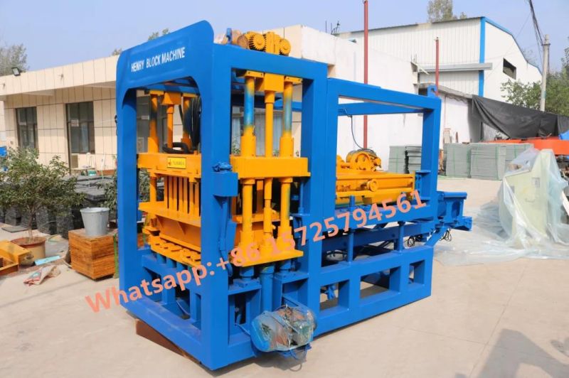 Qt4-20 Hydraulic System Fully Automatic Production Line Paver Machine, Concrete Block Making Machine Construction Equipment