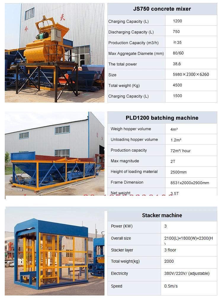 High Quality Qt8-15 Hydraulic Cement Brick Making Machine in Factory