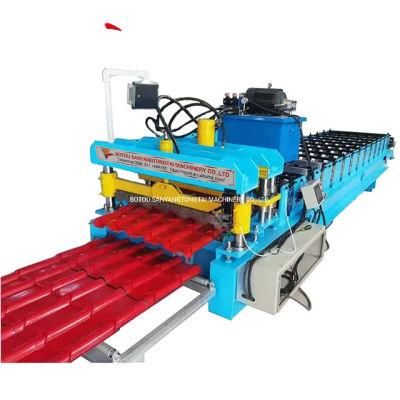 800 /1000 Circle Glazed Tile Roll Forming Machine