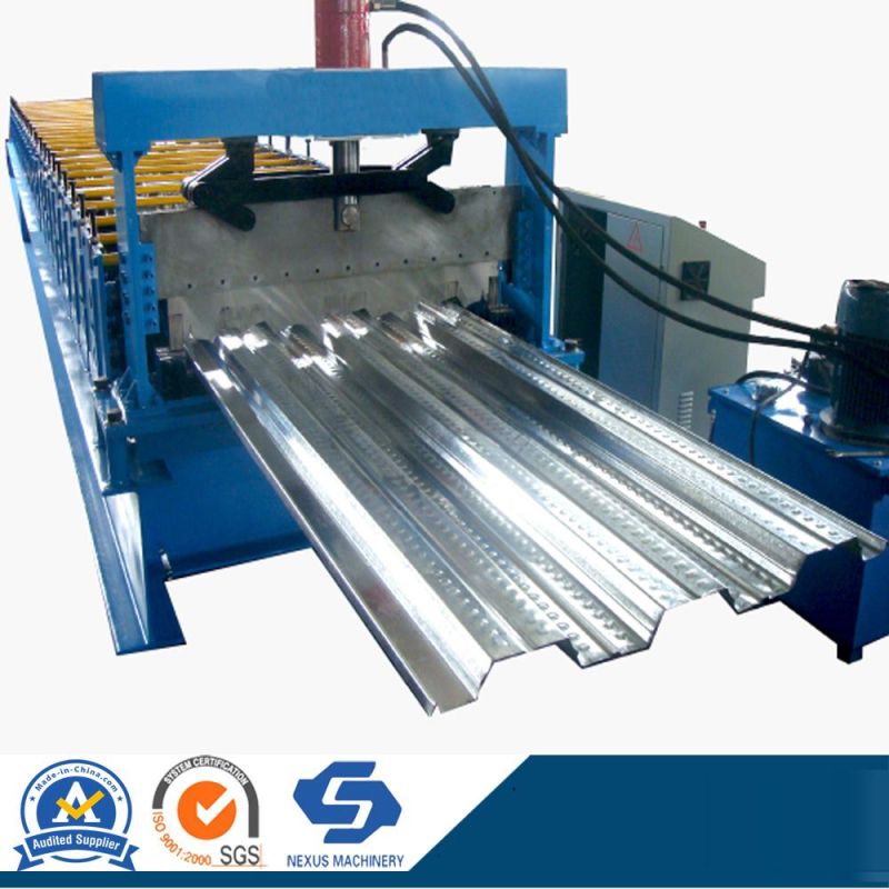 Yx106-250-750 CNC Floor Decking Panel Steel Metal Roll Forming Machine for Building Construction