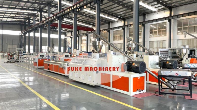 WPC Decking Flooring Deck Board Plank Extrusion Production Line Manufacturing Extruder Machine Supplier