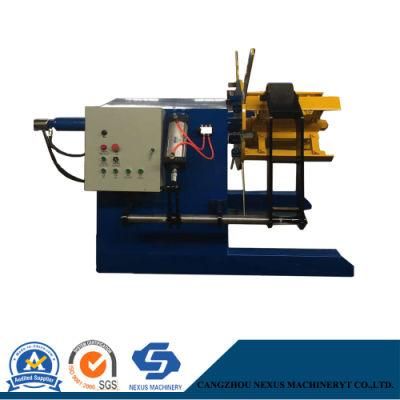 Electric Hydraulic Automatic Uncoiler/Decoiler/ Recoiler Machine for 5 Tons Capacity