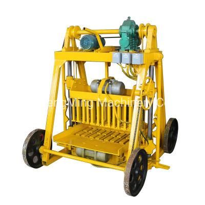 Small Mobile Manual Block Brick Laying Machine